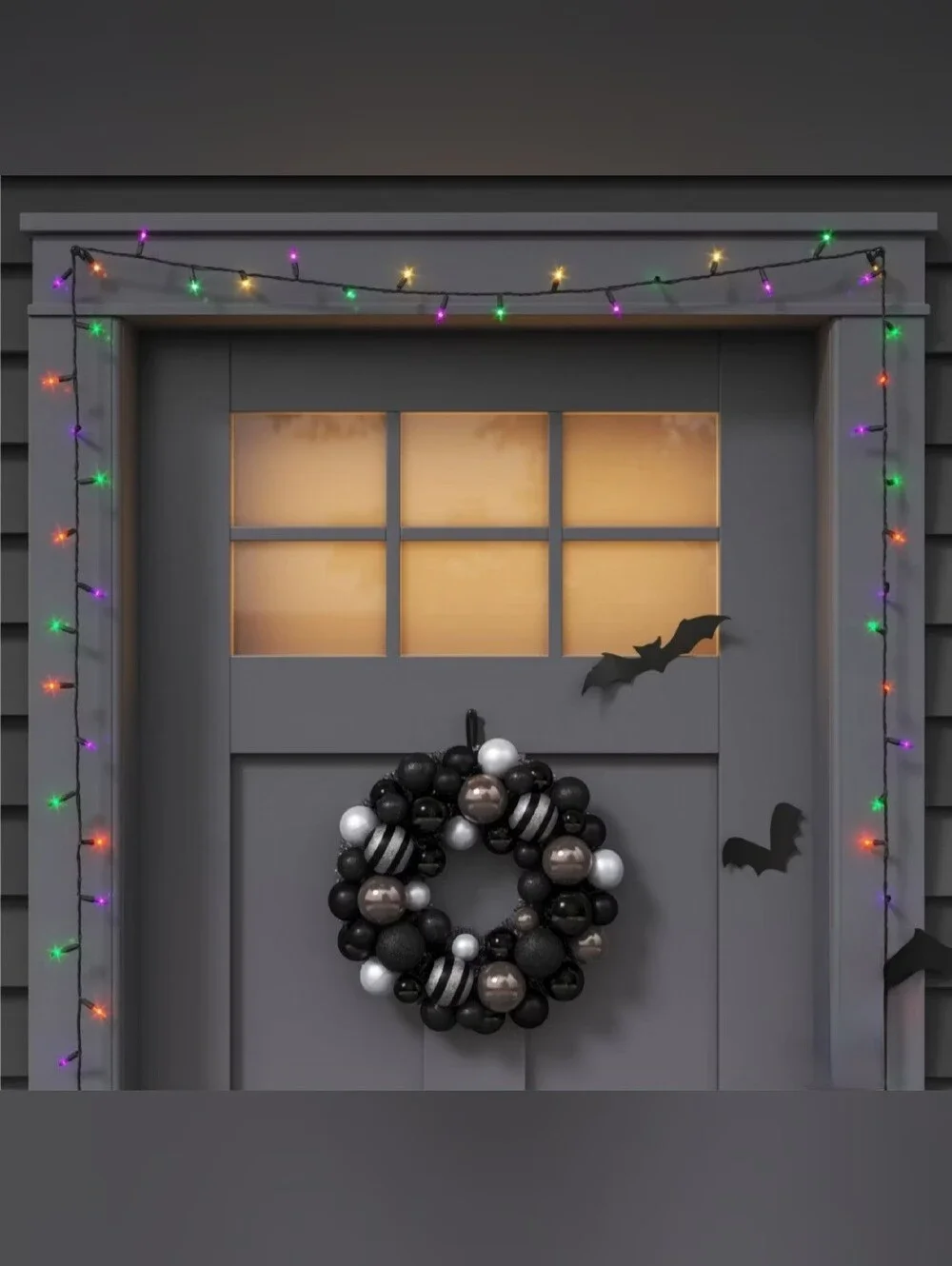 Hyde & Eek! 100ct LED Halloween Indoor Outdoor Miniature Glass String Lights New